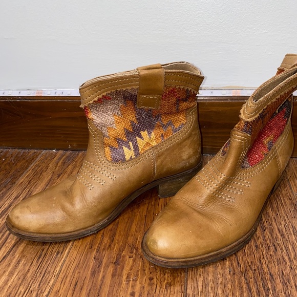 Ankle “cowboy” booties - Picture 2 of 4